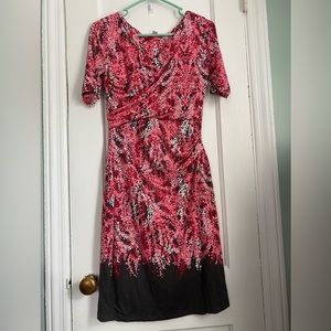 Boden Rita Ruched Jersey Dress Pink Wisteria, Size: 8 USA